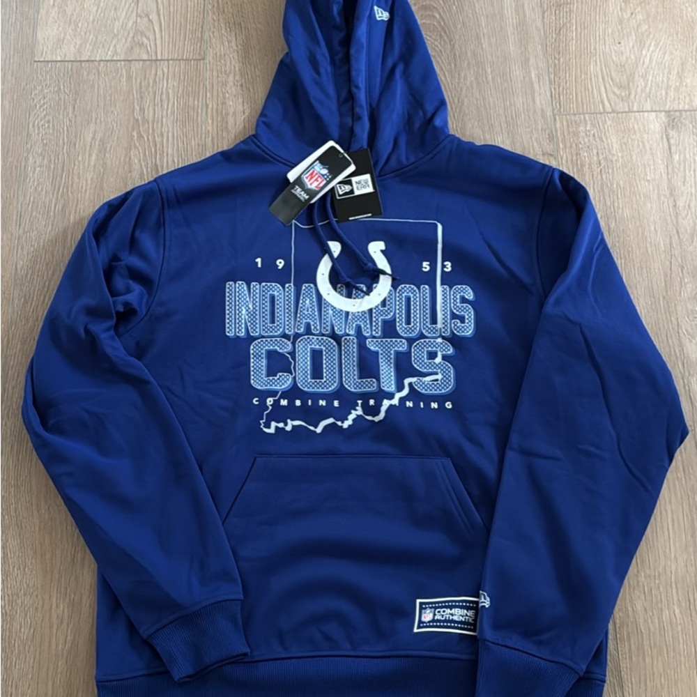 New Era Royal Blue Indianapolis Colts Hoodie